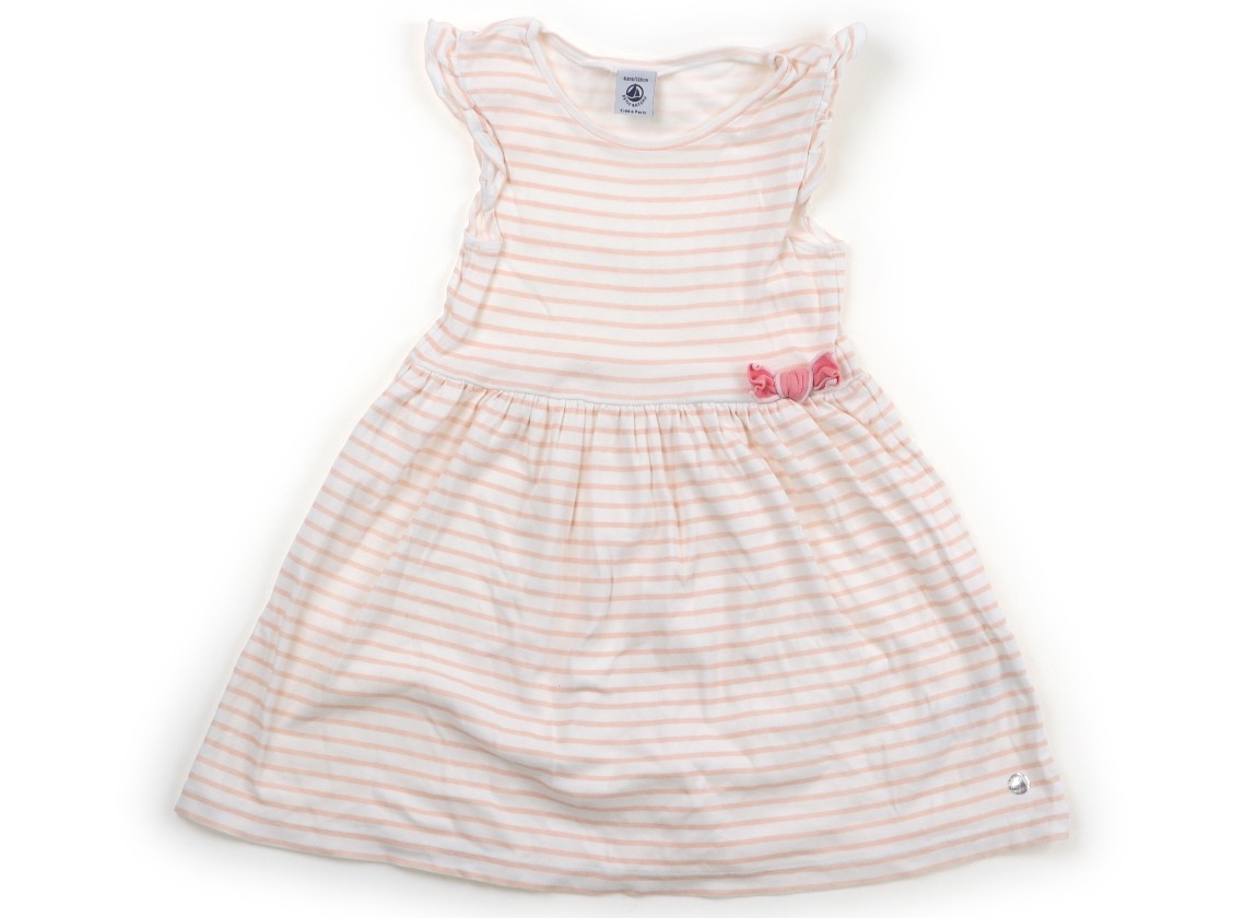 プチバトー PETIT BATEAU ワンピース 110サイズ 女の子 子供服 ベビー服 キッズ拍卖