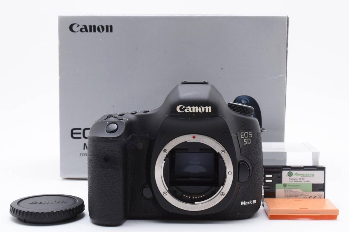 【実用品】CANON キャノン EOS5D MarkIII ボディ シャッター回数179641回 箱MarkIV 【動作確認済み】#99拍卖