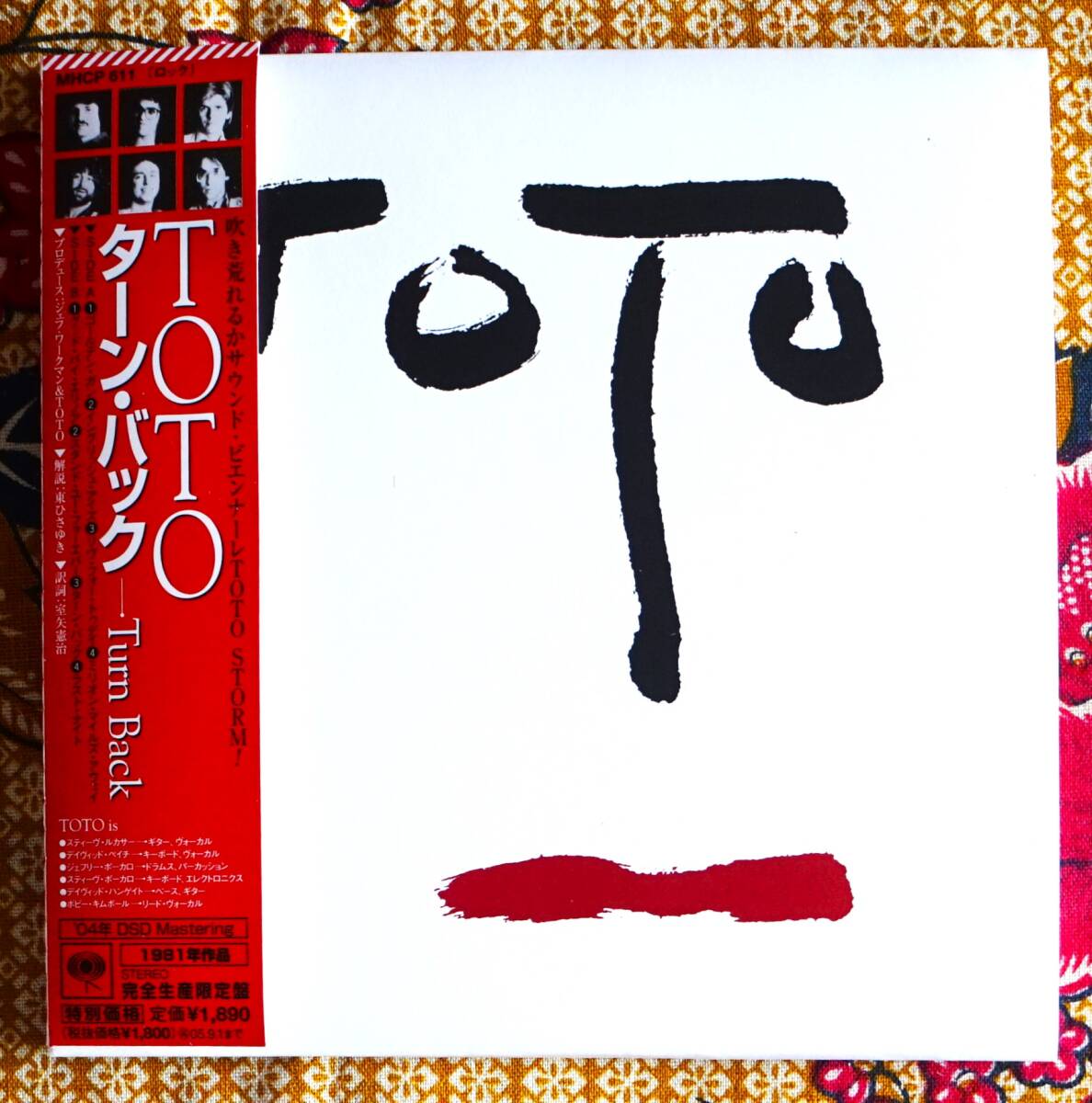 ☆彡完全生産限定 紙ジャケ【帯付CD】TOTO / ターン バック TURN BACK→スティーヴ ルカサー・GIFT WITH A GOLDEN GUN・ENGLISH EYES・拍卖