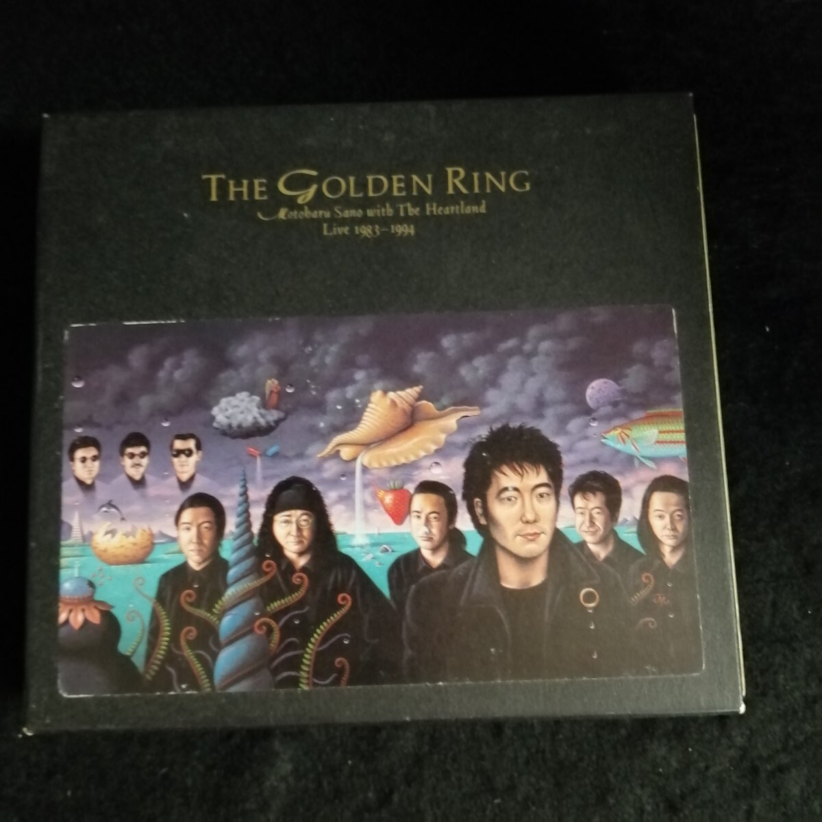 E07 中古CD 佐野元春 the golden ring MOTOHARU SANO with the heartland live 1983-1994 国内盤 3枚組ボックスセット ESCB-1516拍卖