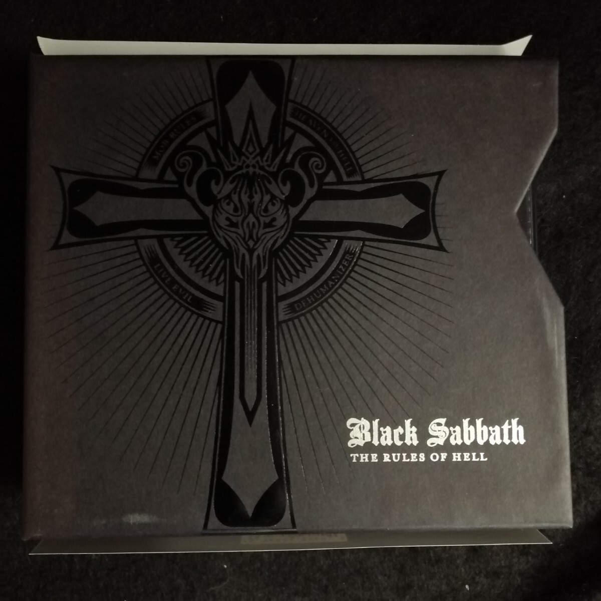 E07 中古CD ブラックサバス BLACK SABBATH the rules of hell 輸入盤 5枚組ボックスセット heaven and hell ロニージェイムスディオ拍卖