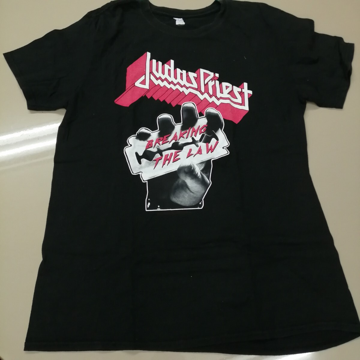 E07 バンドTシャツ ジューダスプリースト JUDAS PRIEST breaking the law拍卖