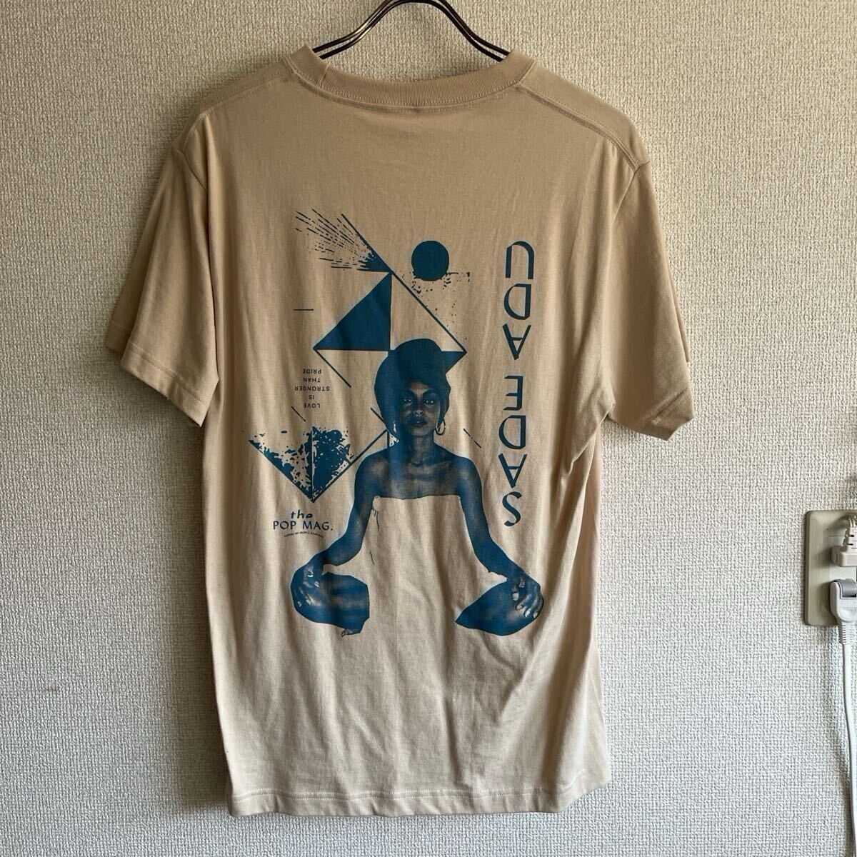 the pop mag SADE モチーフ Tシャツ サイズ M / PINK シルクスクリーン シャディー T SHIRTS QUIET STORM 拍卖