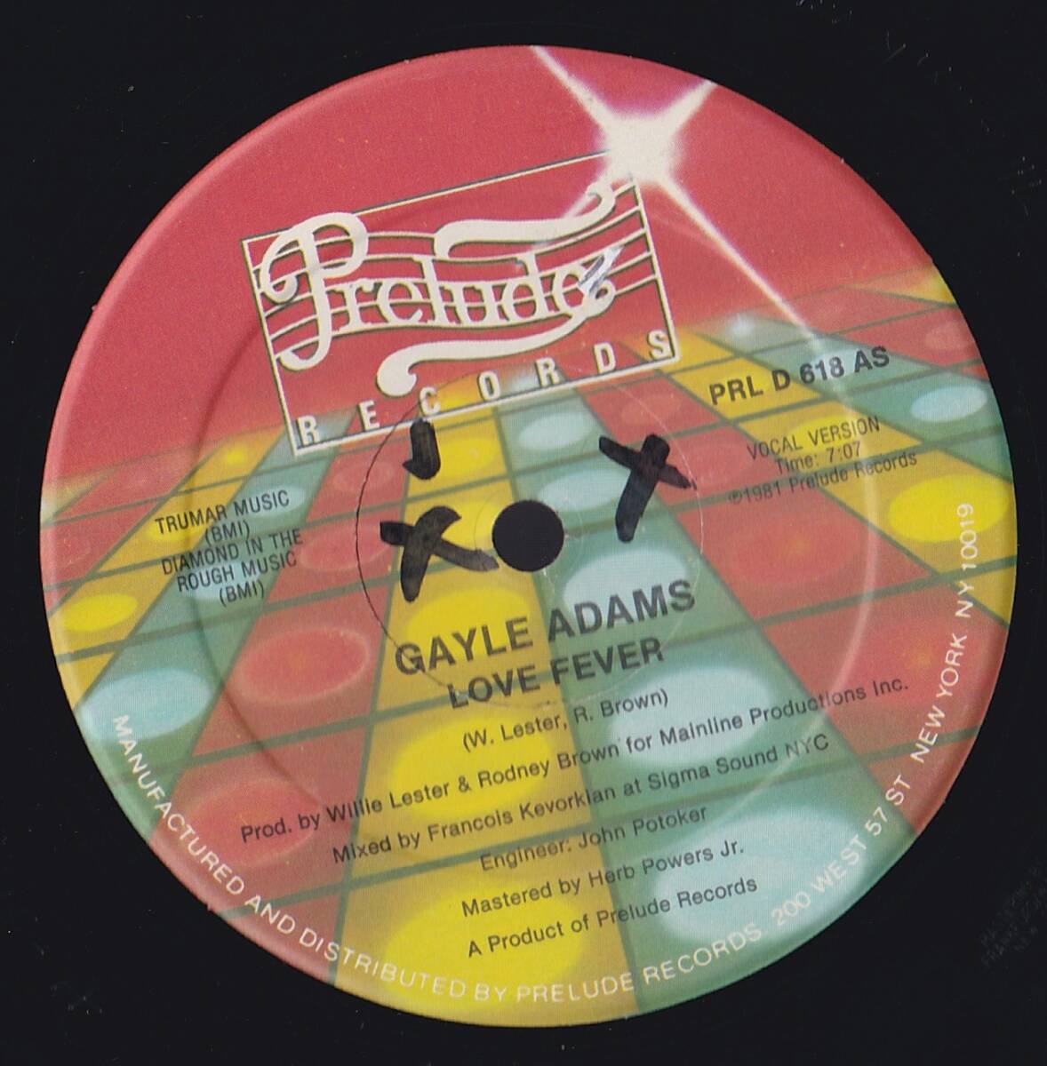 ダンクラ12inch★GAYLE ADAMS / Love fever / (inst)★Prelude★拍卖