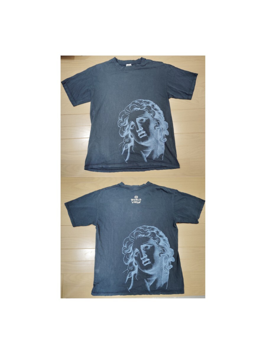 グッドフェード! WORLD LONDONワールドロンドン” 【ヴィーナスプリントデザインTシャツ】◆Мサイズ/ブラック拍卖