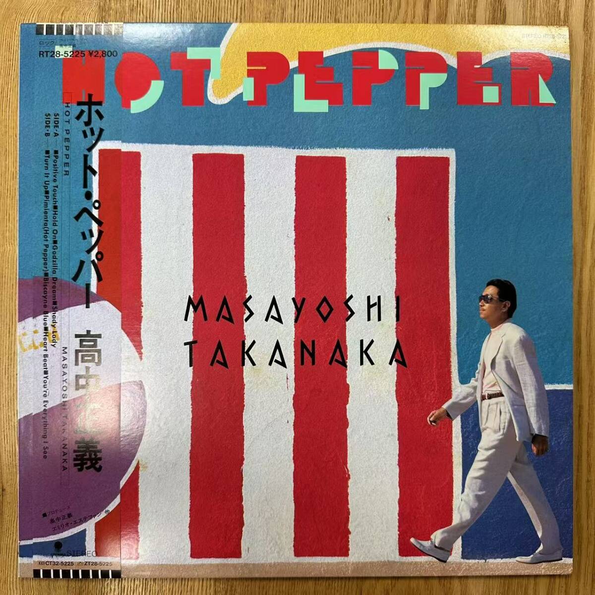 ★・美盤 帯付 Jazz LP / ジャズ 高中正義 Masayoshi Takanaka - Hot Pepper / Eastworld - RT28-5225 / DND072523拍卖