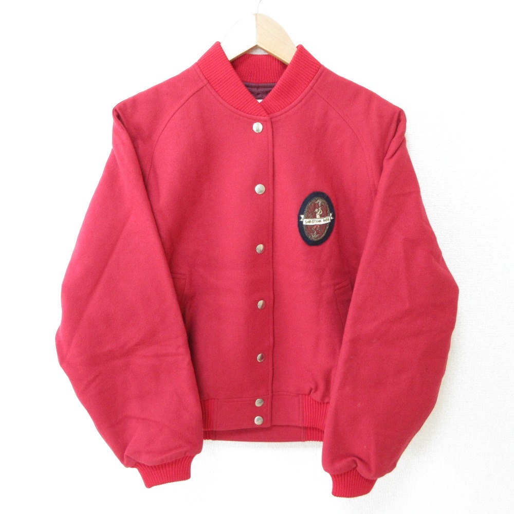 良品 Christian Dior Sports クリスチャンディオールスポーツ ヴィンテージ ゴルフウエア ブルゾン サイズM レッド拍卖