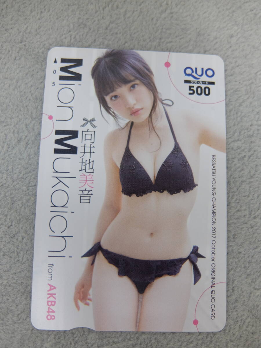 向井地美音 別冊ヤングチャンピオン 未使用 クオカード500円 QUOカード 【55】拍卖