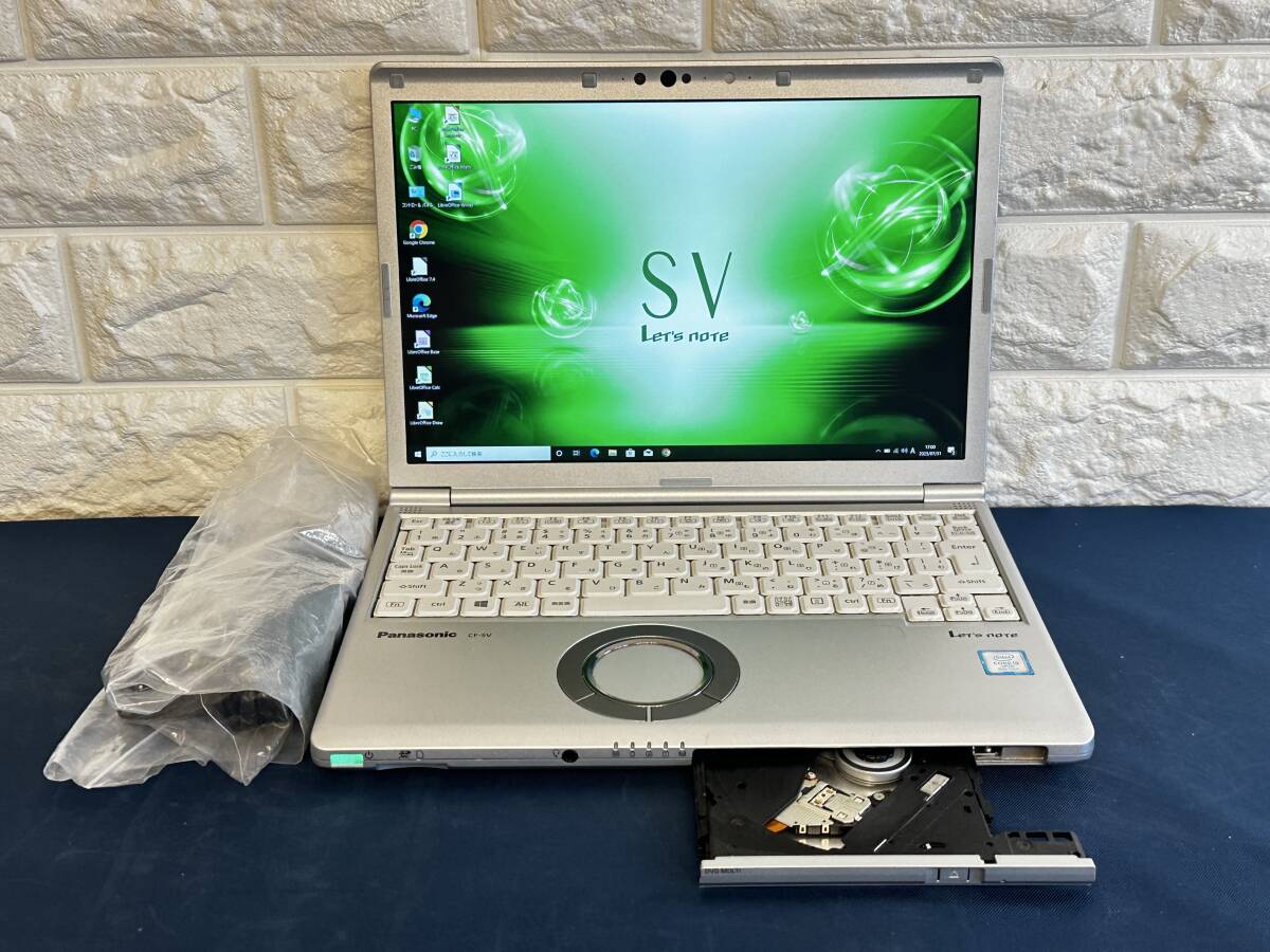 【★SV7/DVDモデル 良質・超美品】 Panasonic Let's note CF-SV7RDAVS /Core i5 8350U/8GBメモリ+256GB・SSD/12.1型/DVDマルチ 拍卖