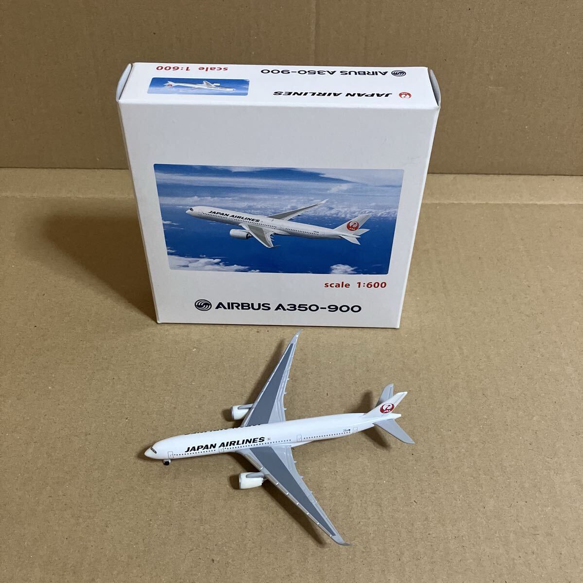 【展示用スタンド無し】■schuco JALUX企画品 1/600 A350-900【中古品】■拍卖