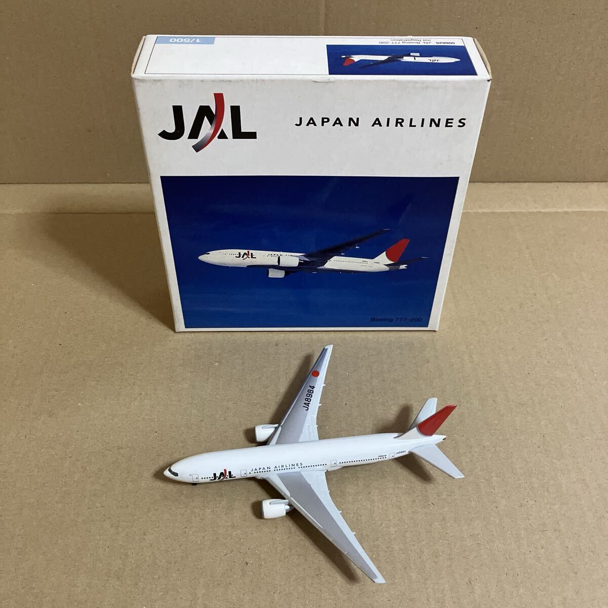 ■herpa Wings 1/500 JAL B777-200【中古品】■拍卖