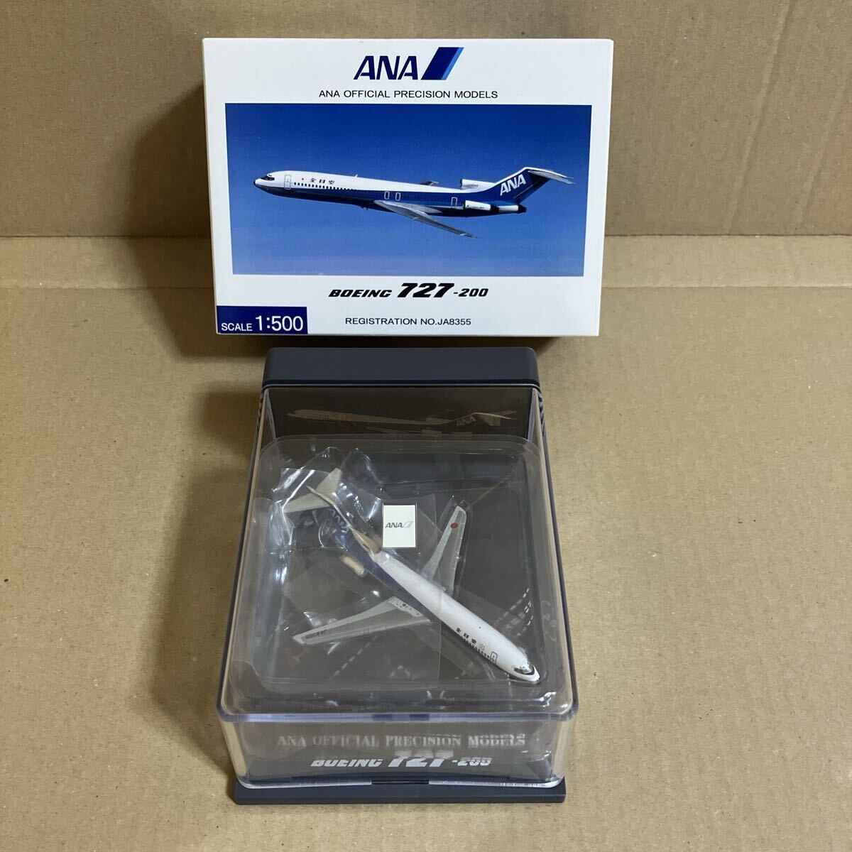 ■全日空商事 1/500 ANA B727-200 トリトンブルー塗装 JA8355 NH50015【中古品】■拍卖