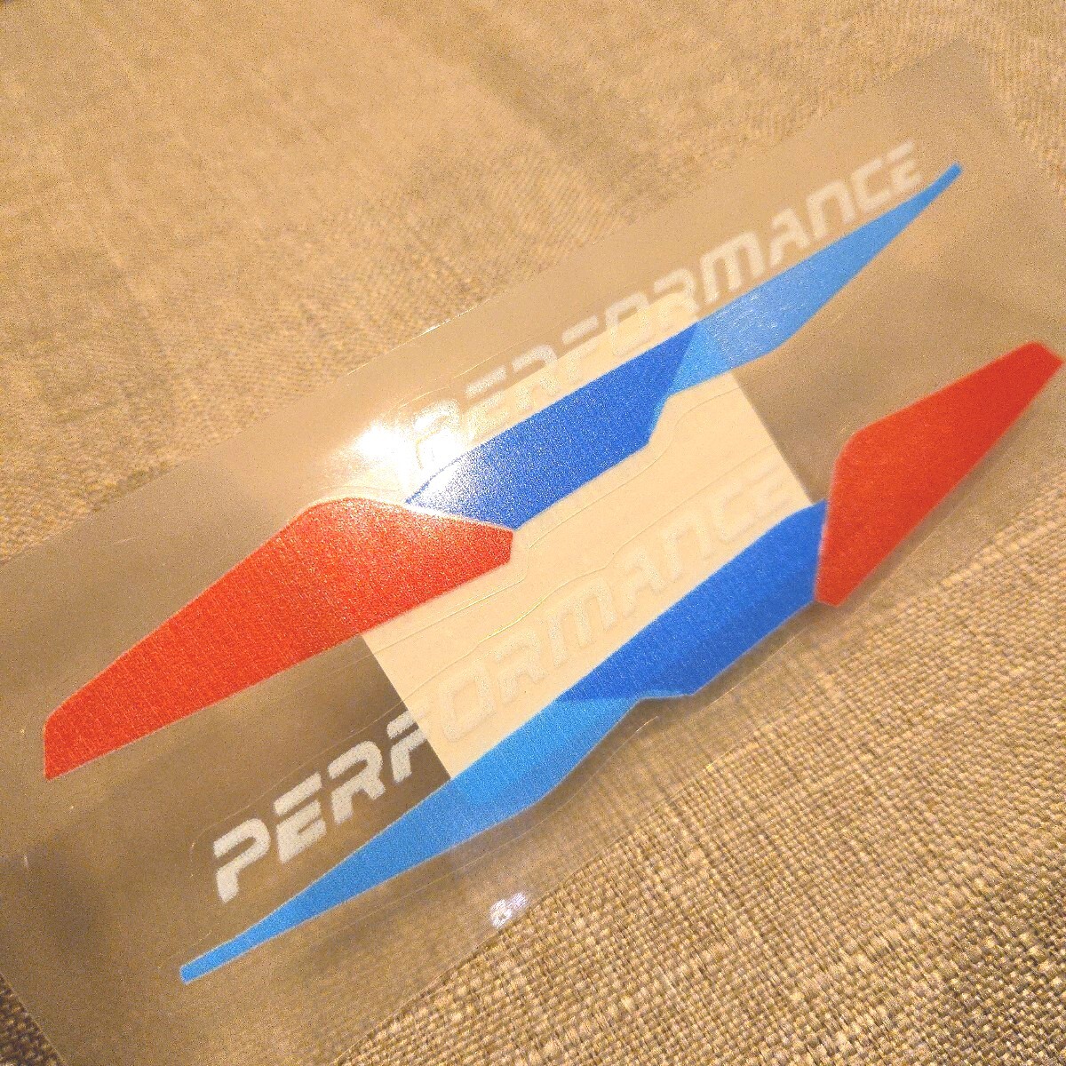 BMWに パフォーマンス performance ステッカー デカール 左右セット 白拍卖