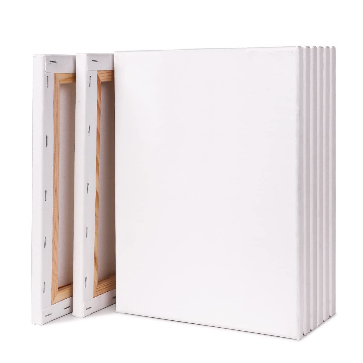 キャンバス画材 canvas 張りキャンバス キャンバス 油絵・アクリル絵に適用 セット 8枚 (333mm*242mm*8枚) 拍卖