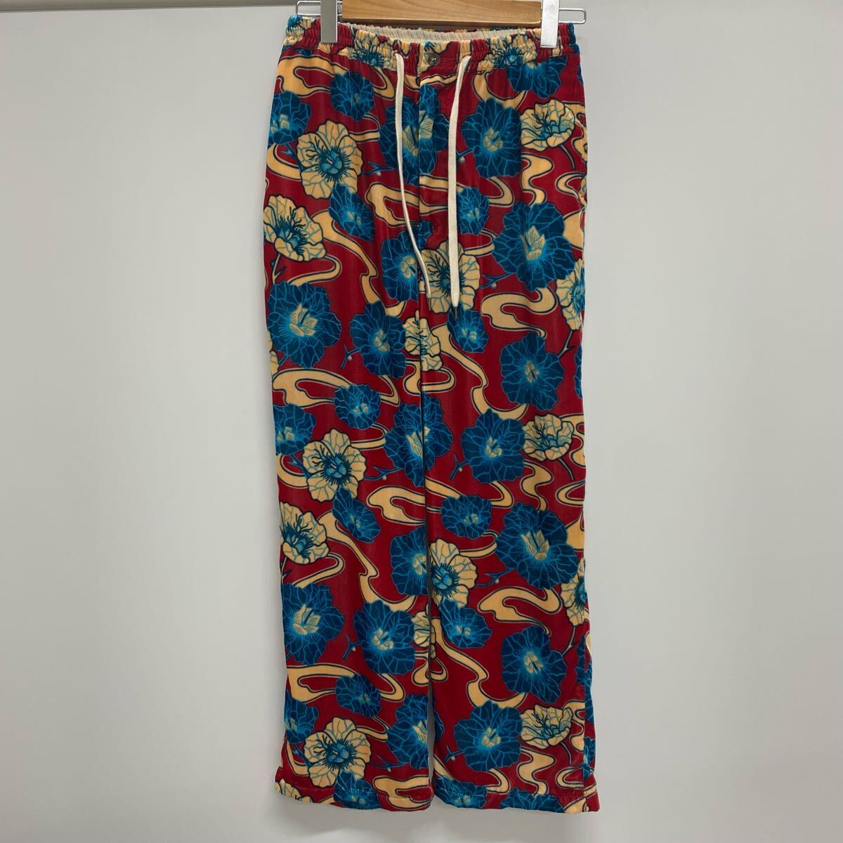 【TUITACI】朔 ツイタチ パンツ Icirian Velve Pant イチリアンベルベットパンツ T24SS-PT07 総柄 34拍卖