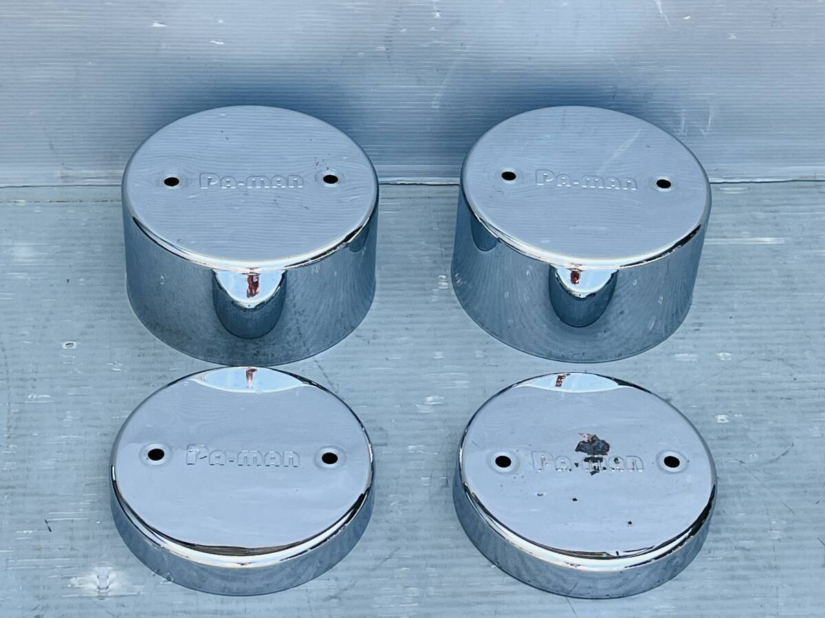 G6030N 純正 バス トラック用 PA-MAN フロント・リア メッキ センターキャップ メッキホイールカバー 4点セット拍卖