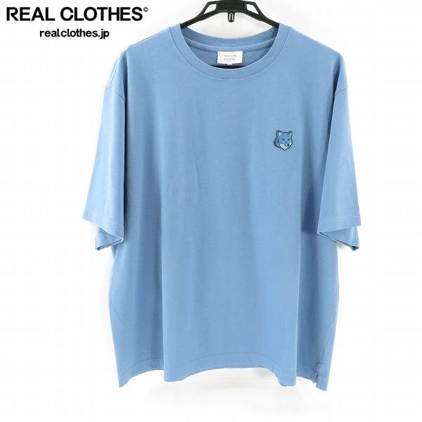 ☆【未使用】Maison Kitsune/メゾンキツネ ボールド フォックスヘッド オーバーサイズ Tシャツ 0M00155KJ0119/XL /UPK拍卖