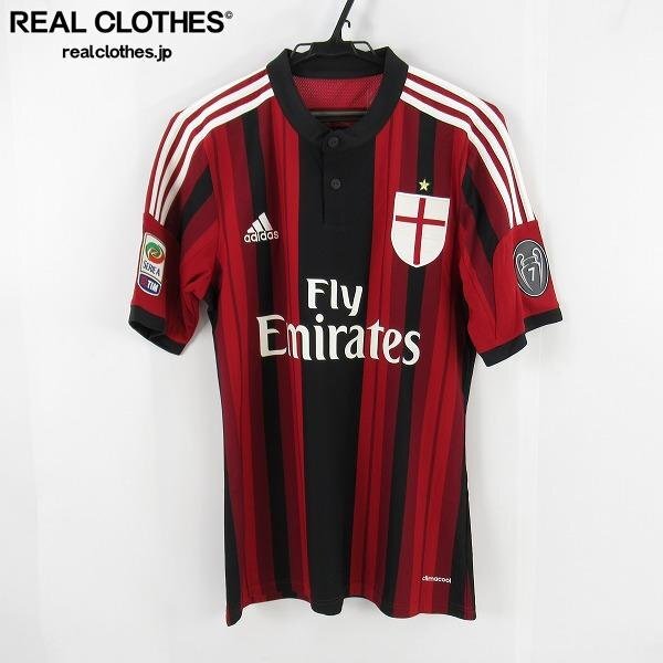 ☆【未使用】 adidas/アディダス ACミラン 14/15 フェルナンド・トーレス #9 ホーム ユニフォーム D87224/M /UPK拍卖