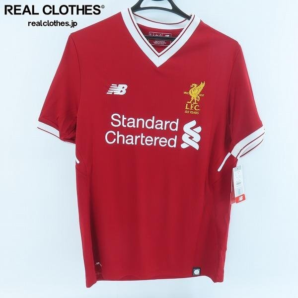☆【未使用】new balance/ニューバランス リバプール 17/18 ホーム ユニフォーム #9 ロベルト・フィルミーノ MT730005/M /UPK拍卖