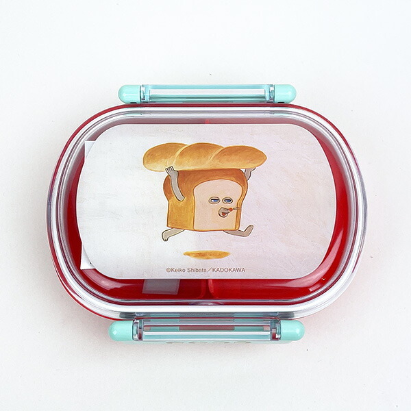 パンどろぼう ふわっとタイトランチボックス ラウンド 入園入学 新学期 お弁当 ランチ キッチン レッド拍卖