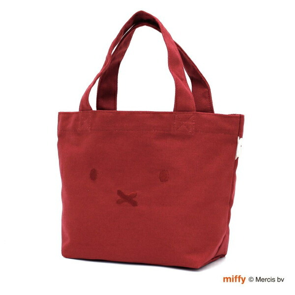 ミッフィー miffy 刺繍ミニトートバッグ (レッド) 推し活 オタ活☆★拍卖