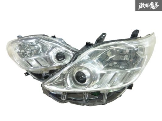 【レンズキレイ!!】トヨタ 純正 ANH20W ANH25W アルファード HID ヘッドライト ヘッドランプ 左右セット 刻印 1 9 ICHIKOH 1770 棚2F-P-2拍卖