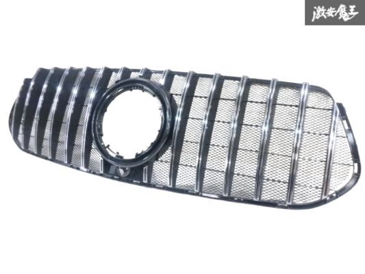 ☆美品☆ 社外 BENZ ベンツ W167 GLEクラス 前期 フロントグリル ラジエターグリル メッシュ 縦ライン 即納 棚2F-L-4拍卖