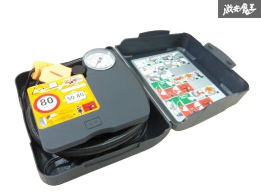【未使用】タイヤ空気圧充填用エアコンプレッサー エアコンプレッサー 空気圧調整 パンク修理 車載機 車載工具 即納 棚7-4-E拍卖