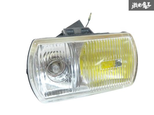 【点灯OK!!】FET 角形 フォグランプ スポットランプ イエロー 片側のみ 縦 約9cm×横 約16cm 補助灯 旧車 当時物 汎用 即納 棚13-4-E拍卖