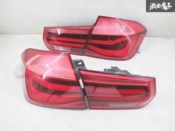 【LED点灯OK レンズキズ少なめ】 BMW 純正 F30 320i 3シリーズ 後期 LED テールライト テールランプ 左右セット 2SK 012 148-01 棚拍卖