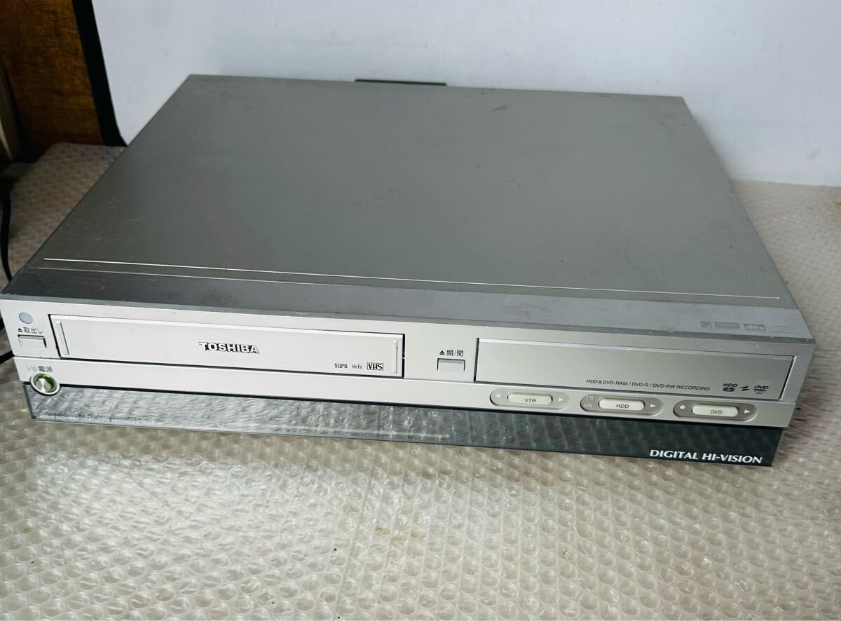 東芝VTR一体型HDD&DVDビデオレコーダーRD-XV81 06年制【通電ジャンク品】拍卖