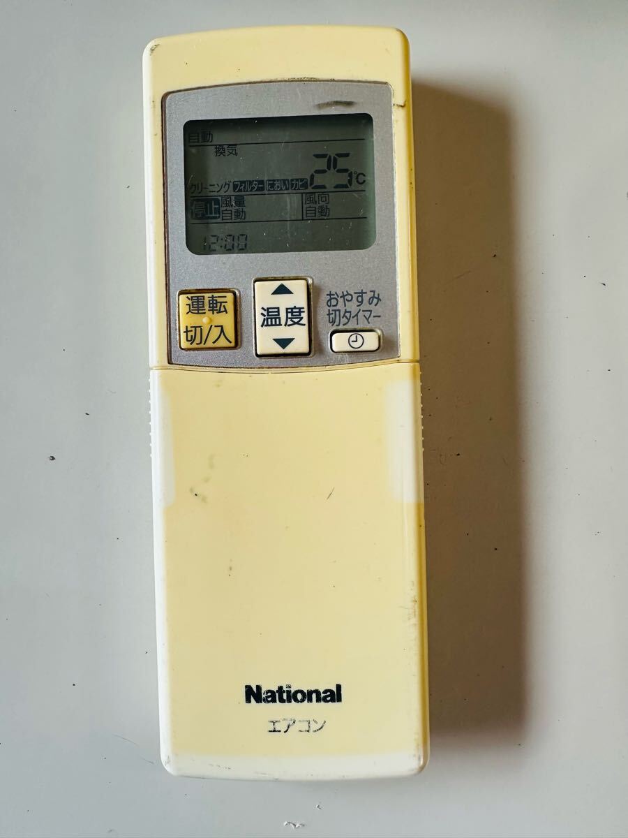 National エアコン用リモコン A75C2872【動作品】拍卖