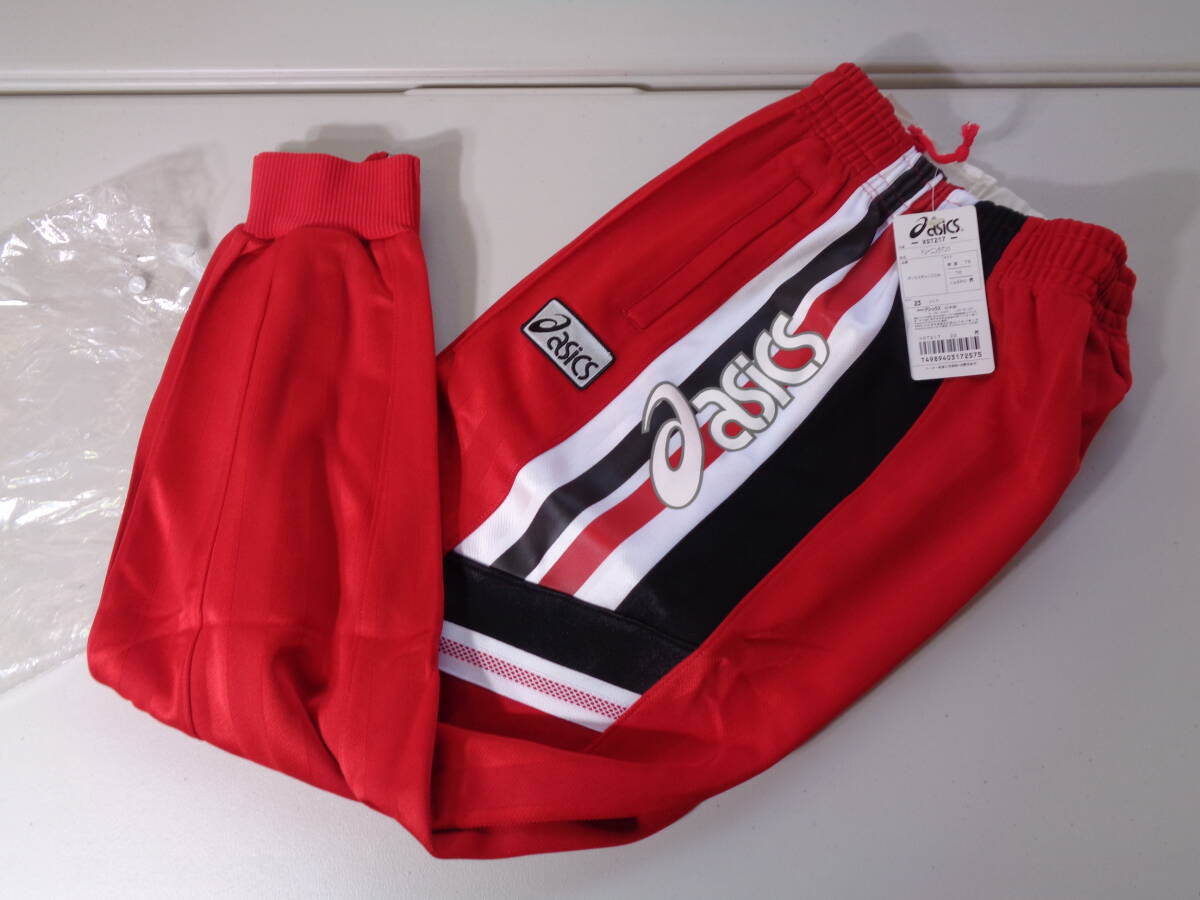 胴囲76 レッド XST217 トレーニングパンツ アシックス ジャージ パンツ レトロ拍卖