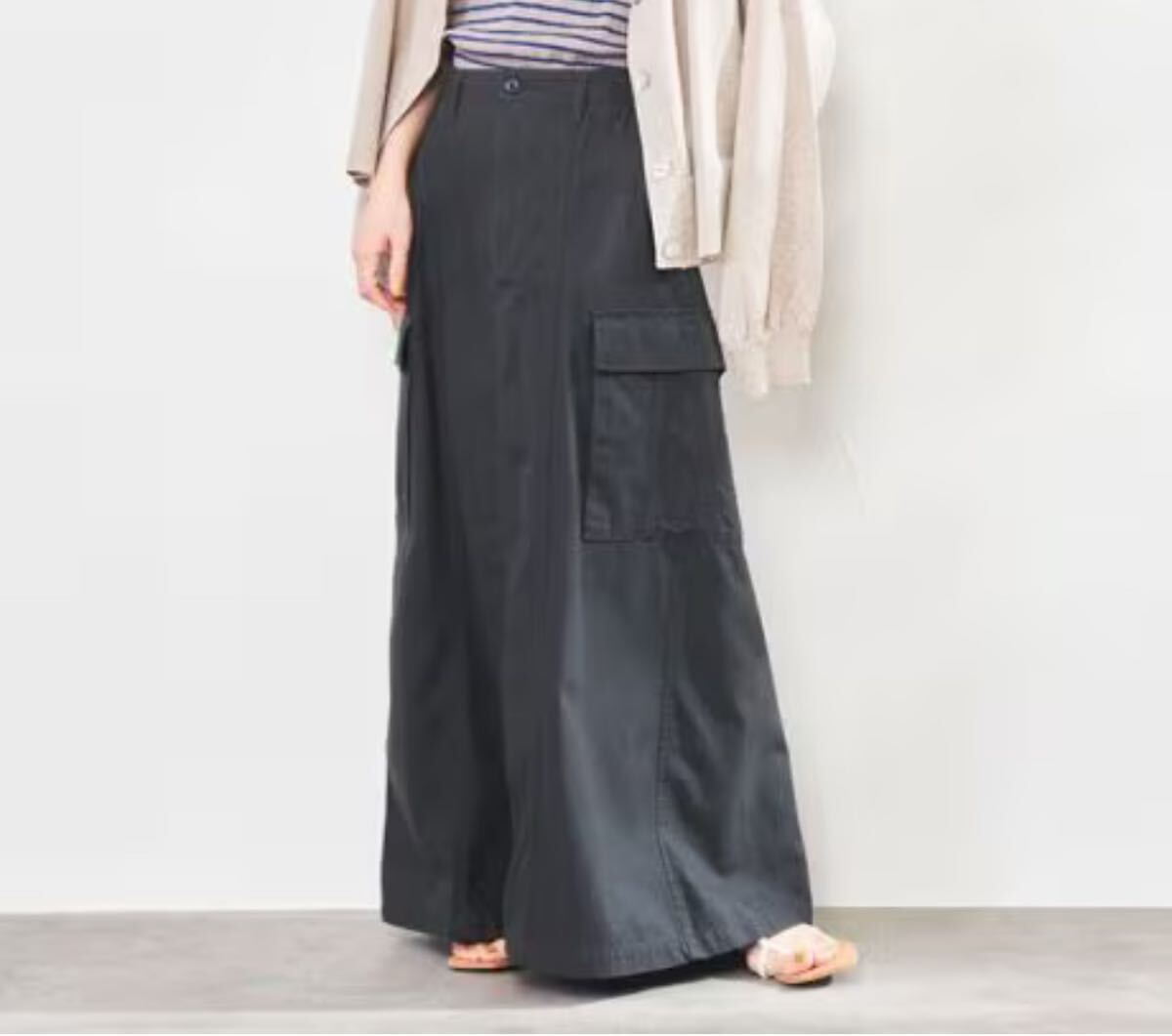 coen コーエン ミリタリーカーゴスカート size L拍卖