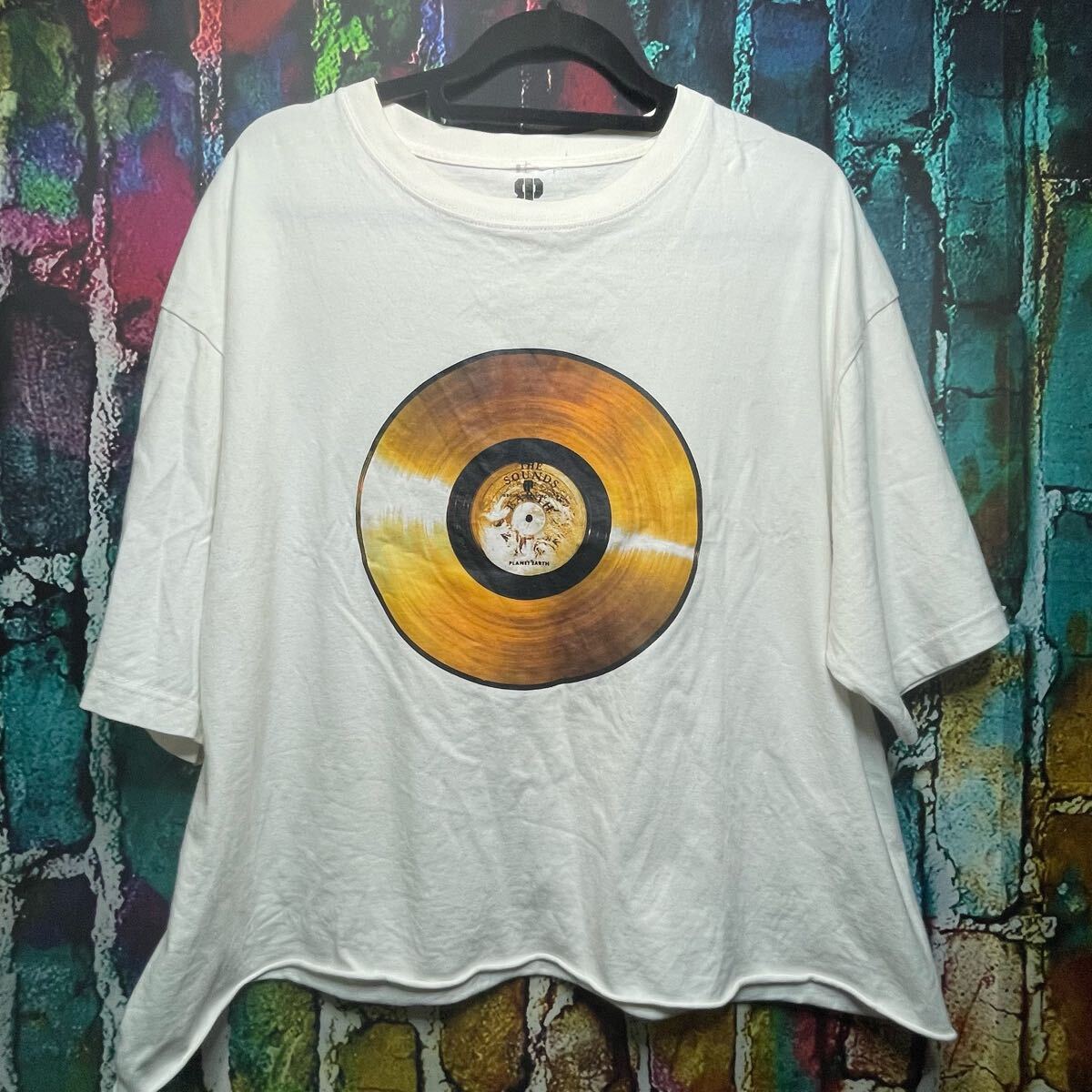 ゴールデンレコード&アナログ盤デザインTシャツ オーバーサイズ size XXL拍卖