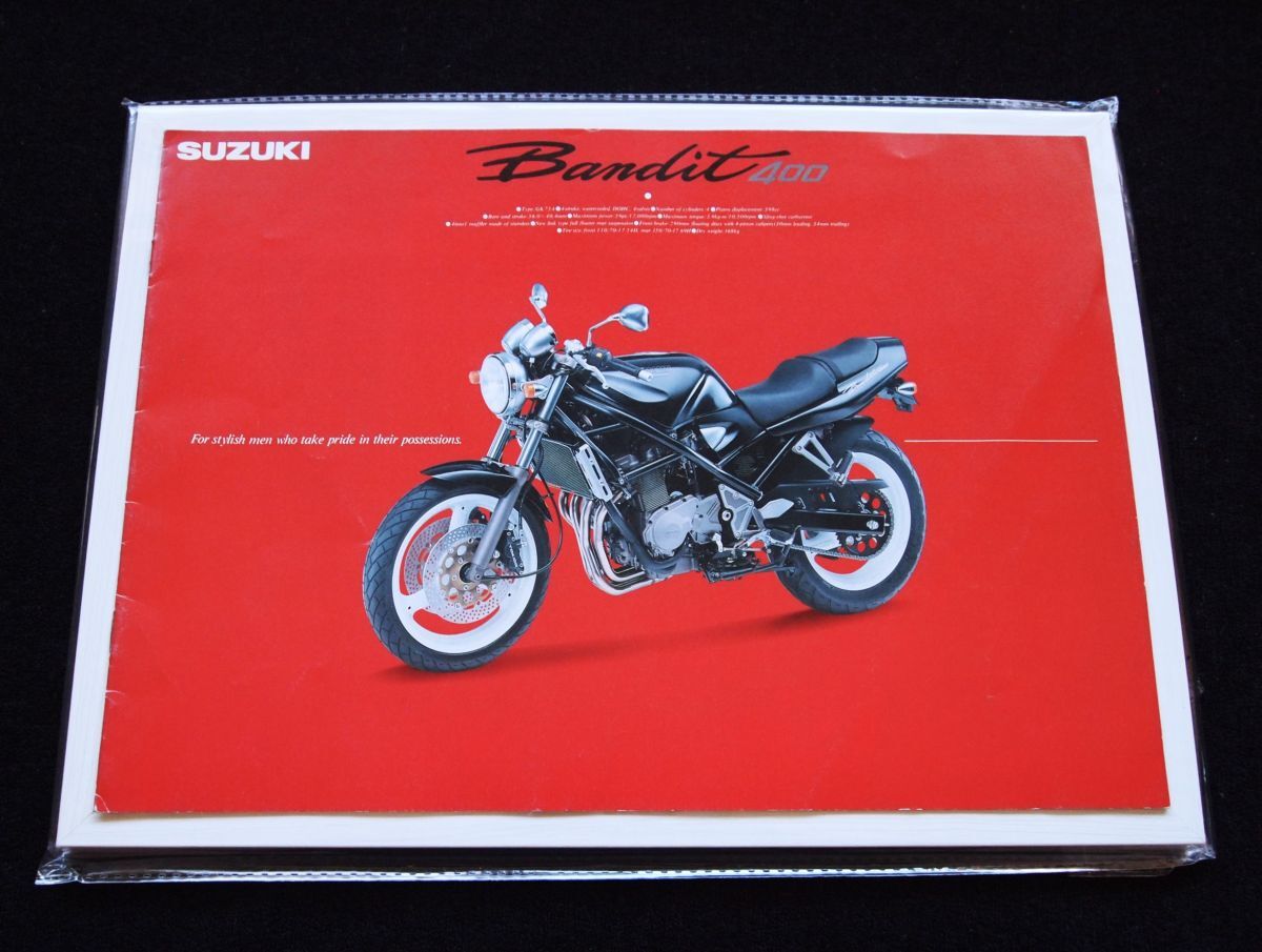 スズキ バンテッド400 1989年? 希少・豪華カタログ・良品・送料込!拍卖