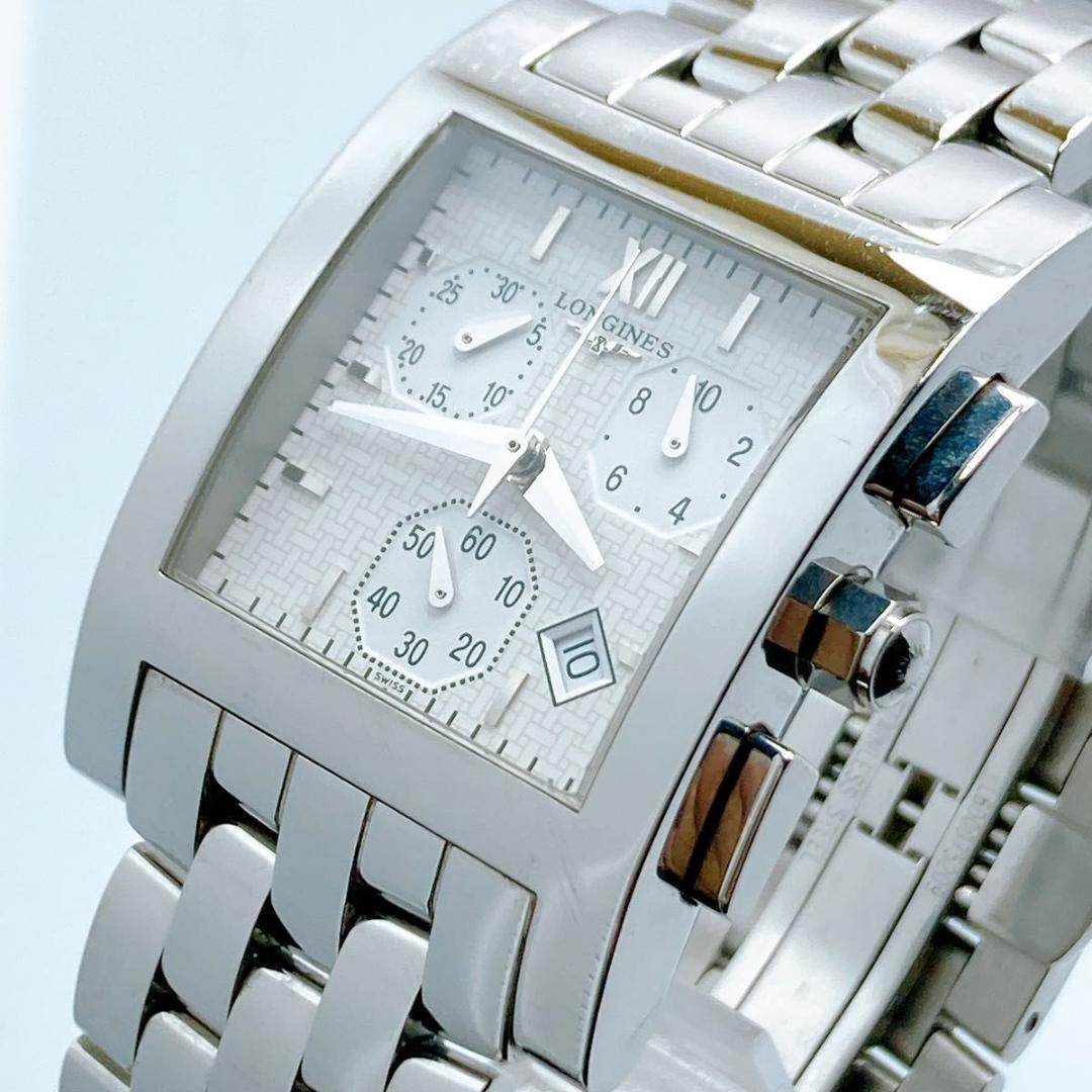 373ロンジン ドルチェビータ クロノグラフ L5.668.4 スクエア 腕時計拍卖