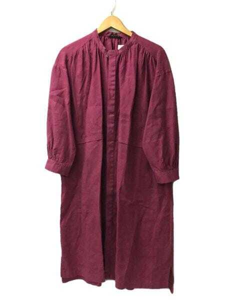 mat quotidien マトコテディアン リネン長袖ワンピース 羽織拍卖