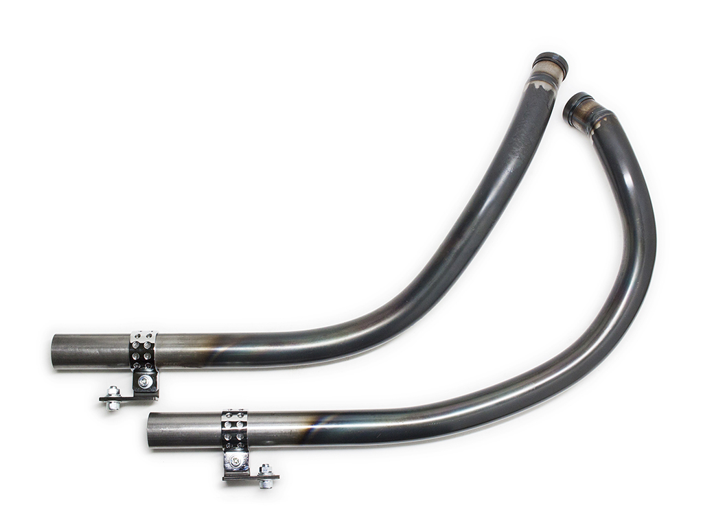 MOTOR ROCK スポーツスター XL'04-'06 オールドスタイル手曲げマフラー ベアメタル (MR-EX158B)拍卖