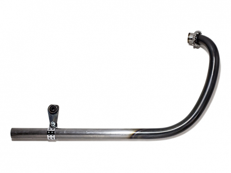 MOTOR ROCK SR400/500 オールドスタイル手曲げマフラー ベアメタル拍卖