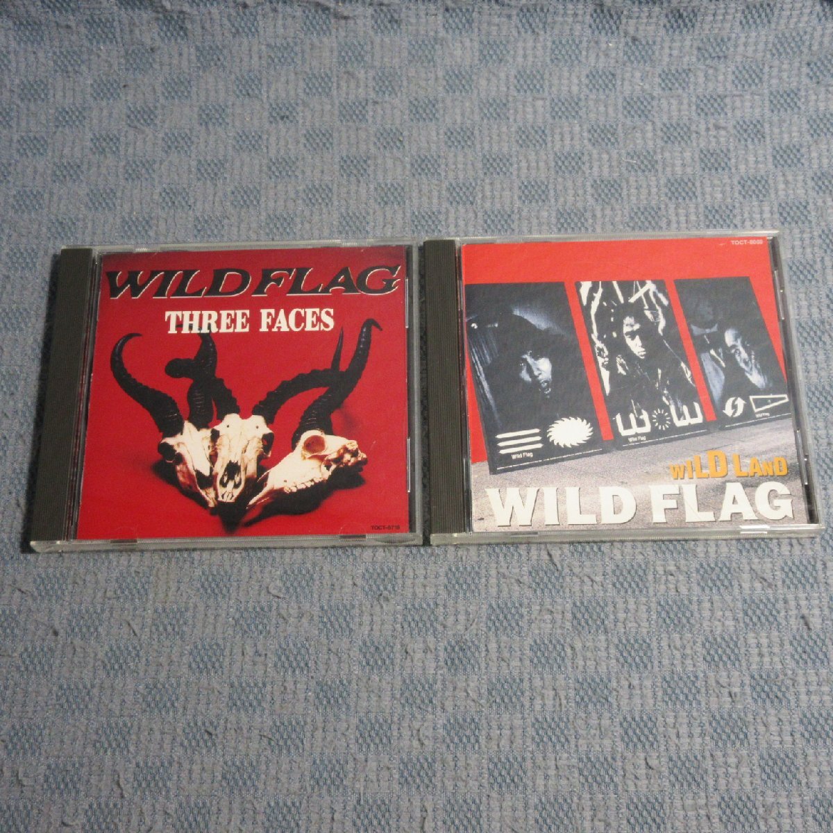JA948●WILD FLAG(ワイルド・フラッグ)「WILD LAND/THREE FACES」CD2点セット拍卖