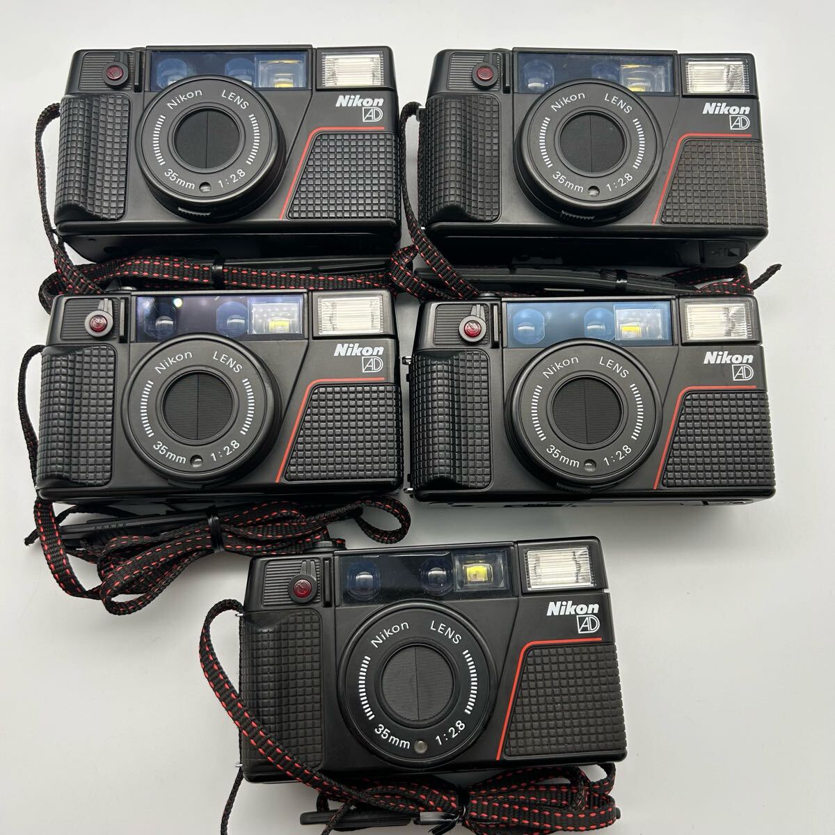 (719) * Nikon L35AD2 5台 まとめ売り 動作未確認 ジャンク コンパクトフィルムカメラ ニコン 拍卖