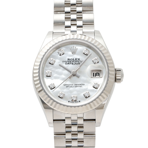 ロレックス ROLEX デイトジャスト 28 279174NG ホワイト/10PD文字盤 未使用 腕時計 レディース拍卖