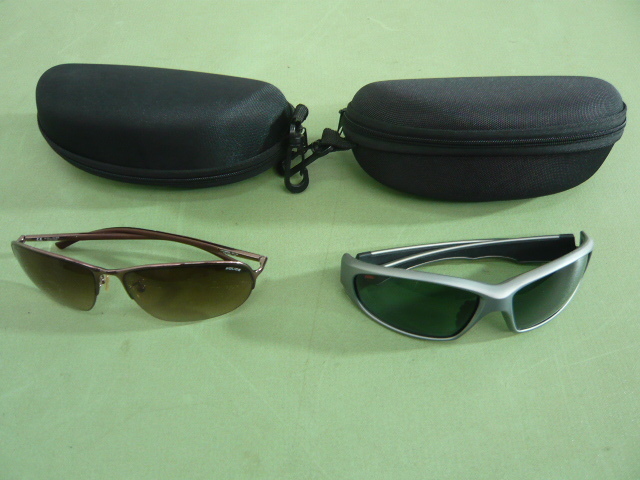 BA291◆POLICE ポリス サングラス &POLICE スポーツサングラス ケース付 2点セット◆中古◆X拍卖