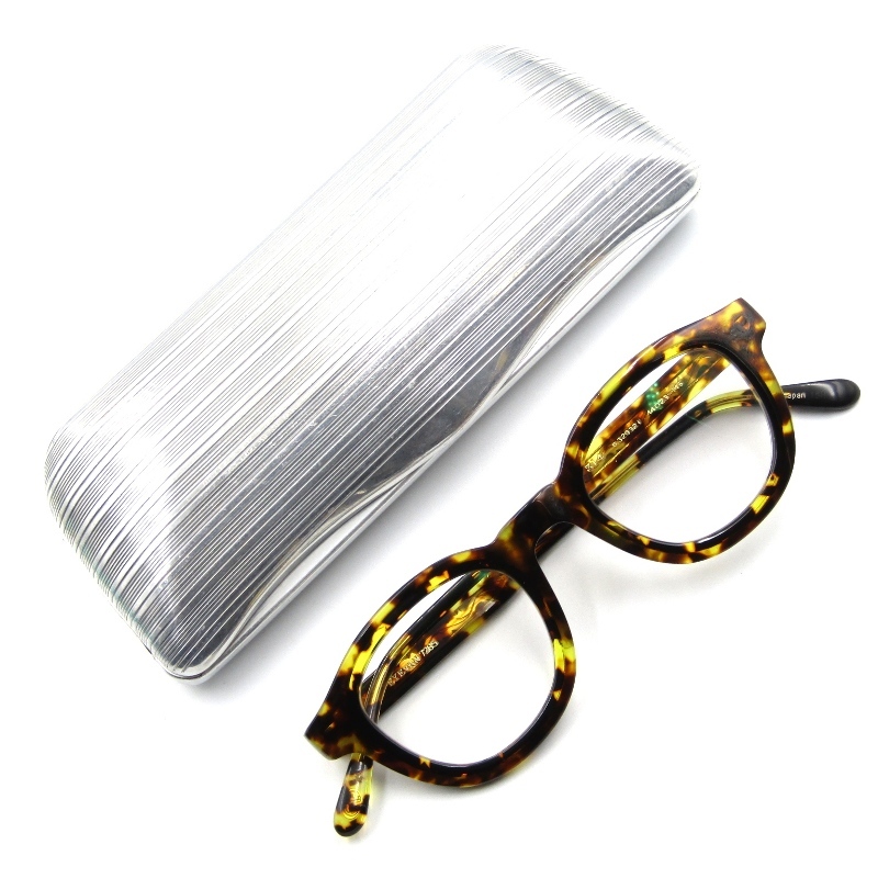 EYEVAN7285 アイヴァン7285 メガネフレーム MODEL.314 日本製 スクエア セルインセル 320321 デミブラウン 65008010拍卖