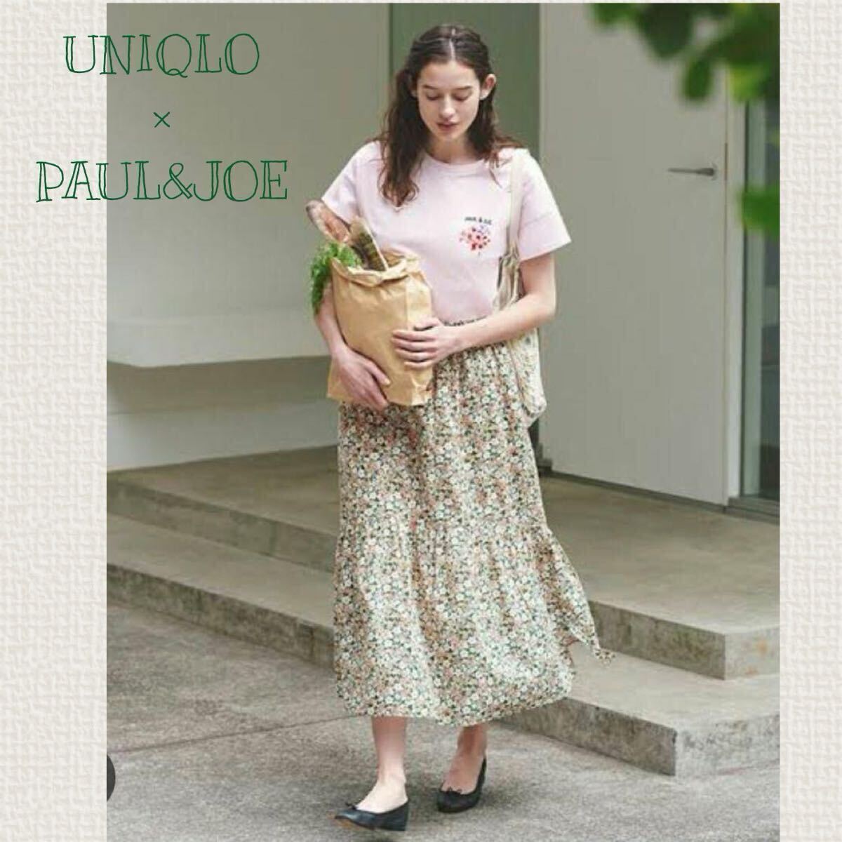 sale!新品タグ付☆UNIQLO ×ポールアンドジョー☆ティアードスカート拍卖