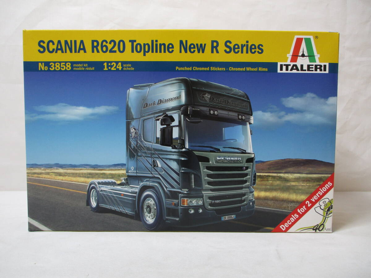 1/24 スカニア R620 トップライン 新型R シリーズ トラクターヘッド 未組立品拍卖