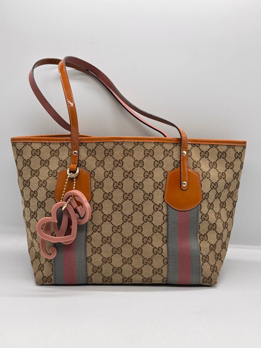 ★ GUCCI / グッチ GG柄 シェリーライン トートバッグ ブランド 中古品 0720KA拍卖