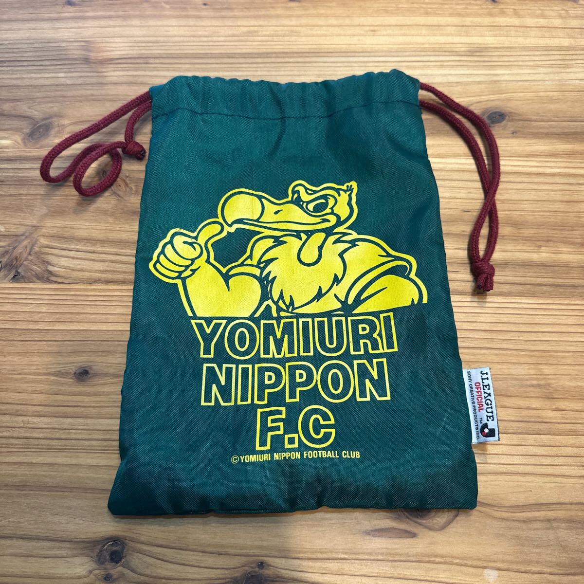 読売日本サッカークラブ(YOMIURI NIPPON F.C.)マスコットキャラクター 巾着袋 巾着拍卖