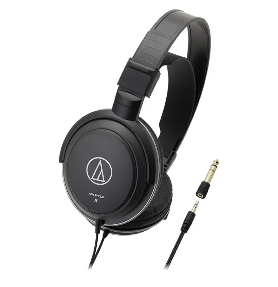 オーディオテクニカ ATH-AVC200 ヘッドホン 有線 音楽・映画観賞用 /ケーブル 3m/6.3mm標準/3.5mmミニ接続 ブラック拍卖